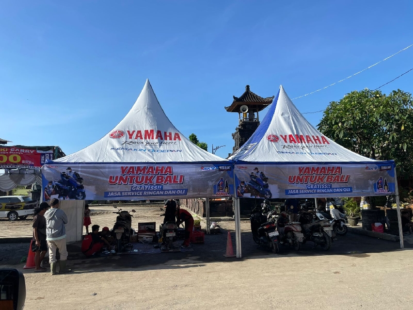 Yamaha Untuk Bali, Hadirkan Posko Berikan Servis Gratis Bagi Warga Terdampak Banjir